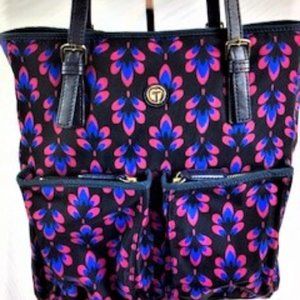 Talbot's Printed Nylon Tote- Medium Like New